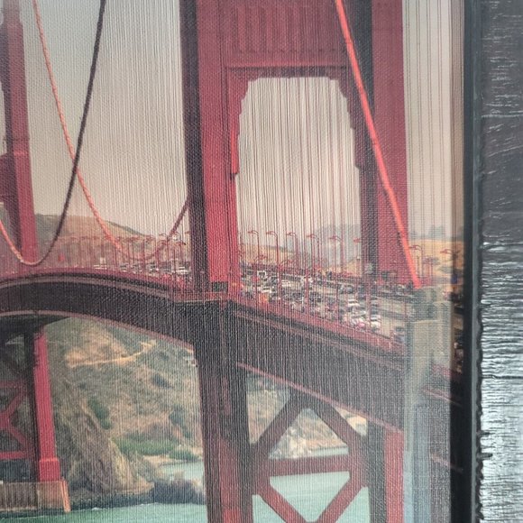 Golden Gate High Framed Photograph Giclee 66/1950 Signed Cavanah 10.5 x 24.5 - Picture 5 of 7